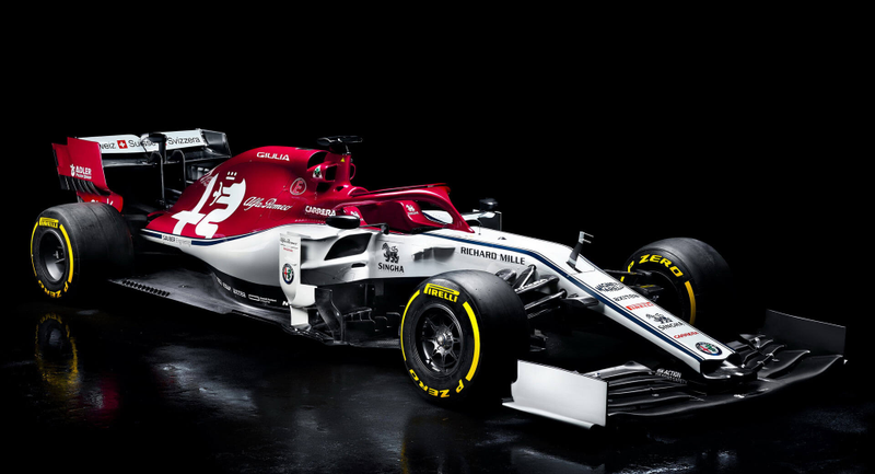 Illustration for article titled Alfa Romeo F1 Just Needs to Run Its Valentine's Day Livery All Year